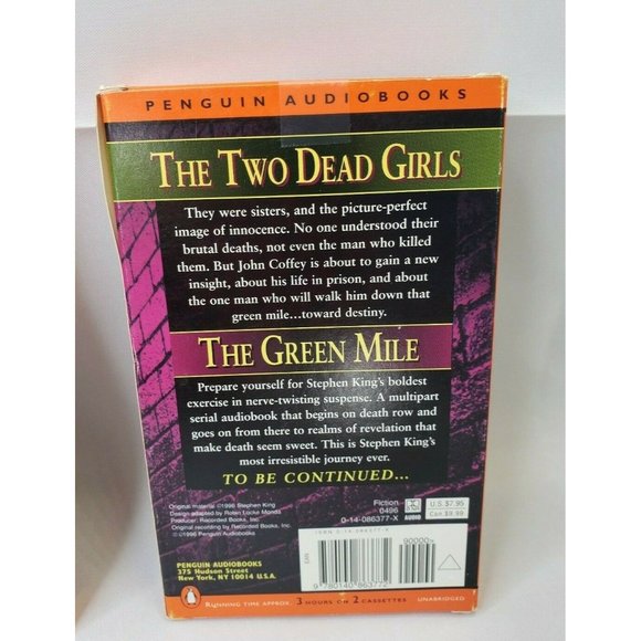 Audio books Steven king The Green Mile Part 1,4 and 5 Read By Frank Muller - Picture 3 of 8